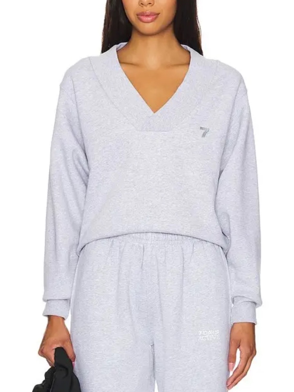 7 Day Active Organic V Neck Jumper